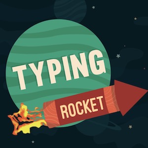 typing rocket