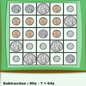 Coin Madness Subtraction