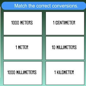 Matching Math Metric Length