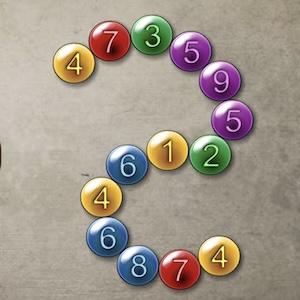 Math Lines Integers Add 4