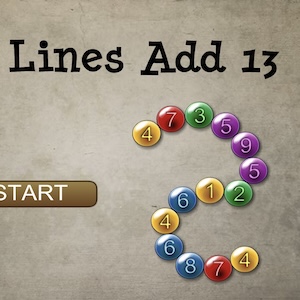 Math Lines Add 13